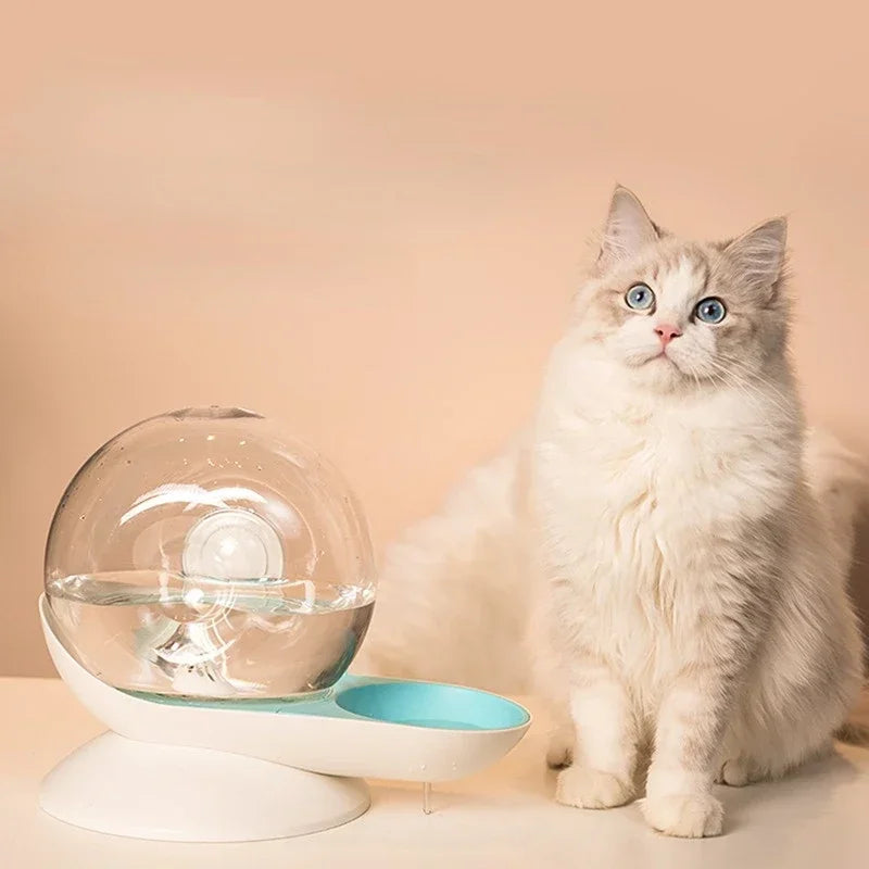 Fontaine à eau chat sans électricité - AquaPatte™