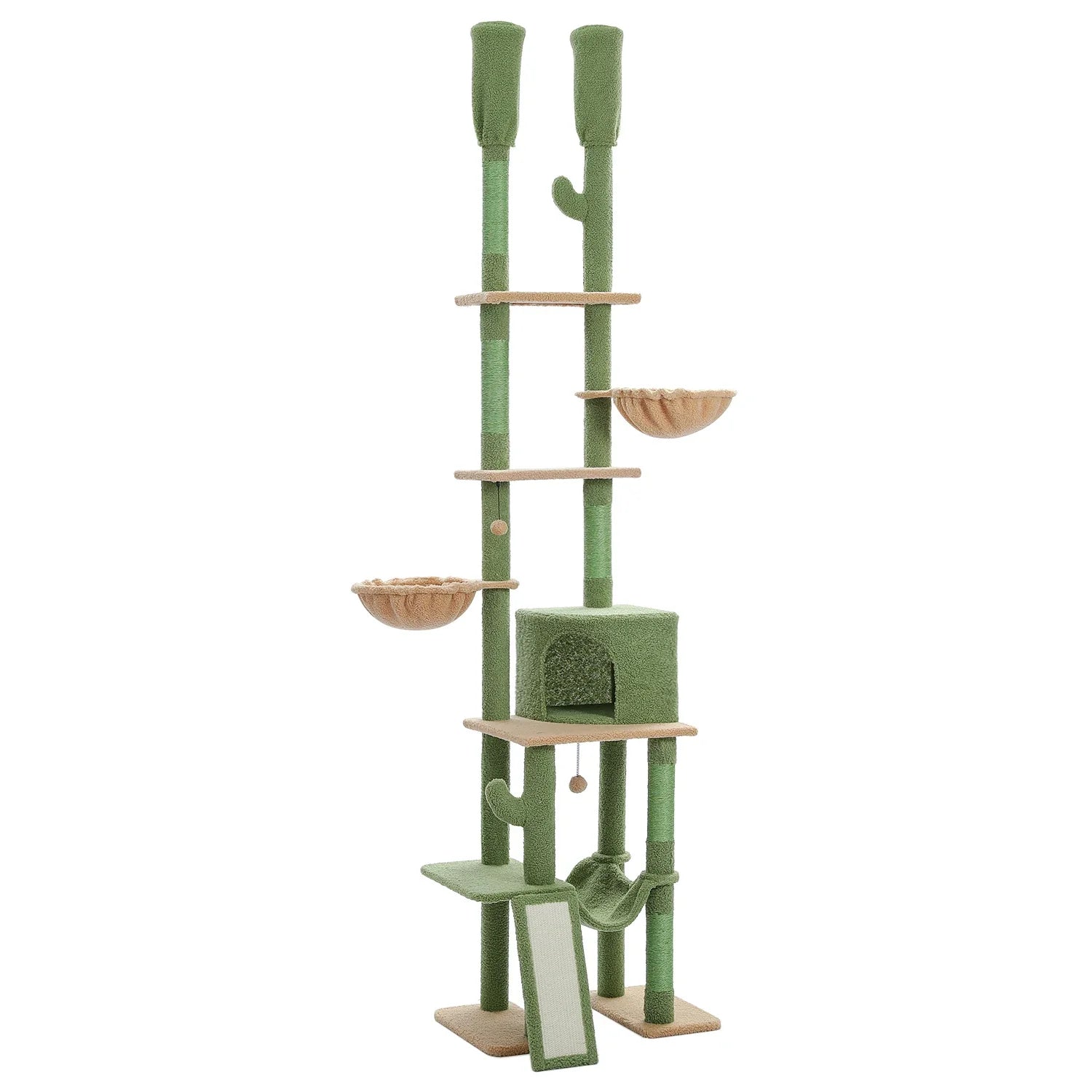 Grand arbre à chat plafond Cactus