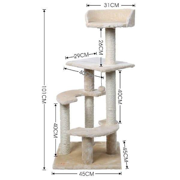 Arbre à chat hauteur 100 cm - L'Oasis Miaou