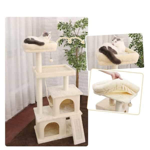 Arbre à chat 130 cm - La Cité des Chats Curieux