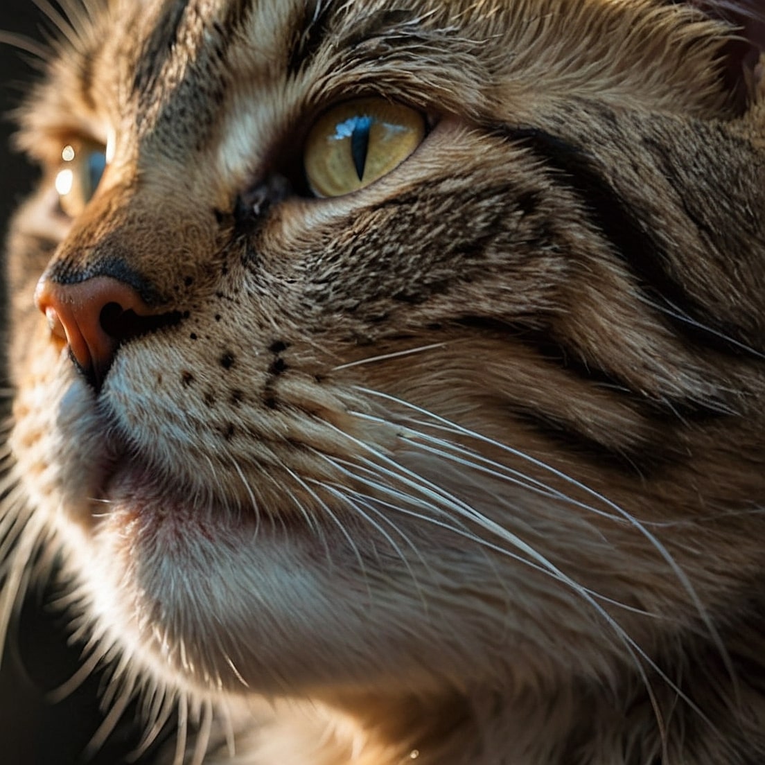 portrait d'un chat superbe