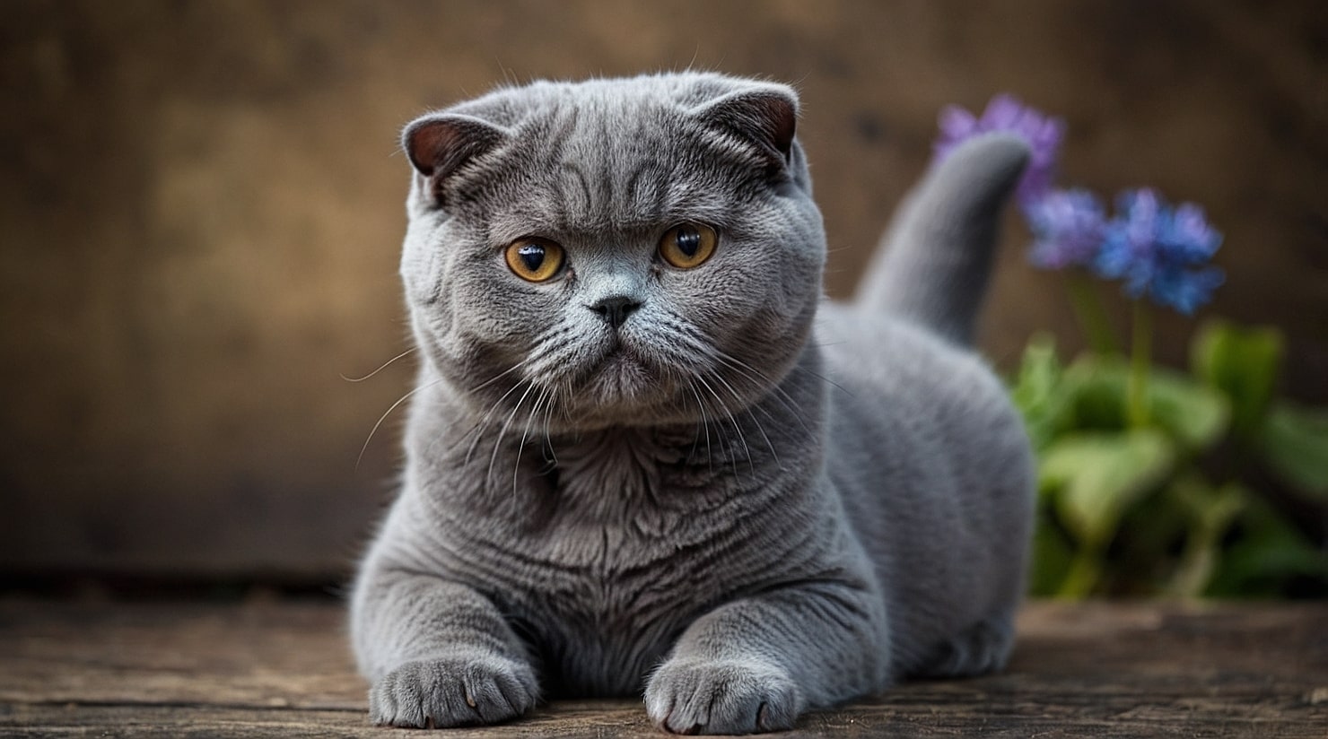 scottish fold bleu