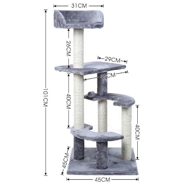 Arbre à chat hauteur 100 cm - L'Oasis Miaou